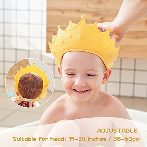 image for FUSACONY Baby Shower Cap Shield, Shower Cap for Kids, Visor Hat for Ey