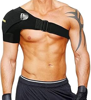 Babo Care Shoulder Stability Brace with Pressure Pad Light and Breathable Neoprene Shoulder Support Brace For Torn Rotator Cuff,Dislocated AC Joint, Labrum Tear, Shoulder Pain relief, Shoulder Compression Sleeve