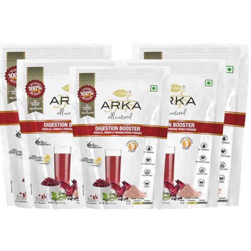 Image of Arka All Natural 5Pk Digestion Booster Health & Nutritional Instant Energy Premix Powder mix - 215gm