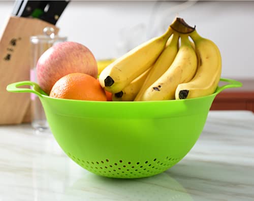 6 Inch Mini Food Colander With Double Handles Green For Fruit Vegetable Bpa Free (Rose Pink) #TOP2