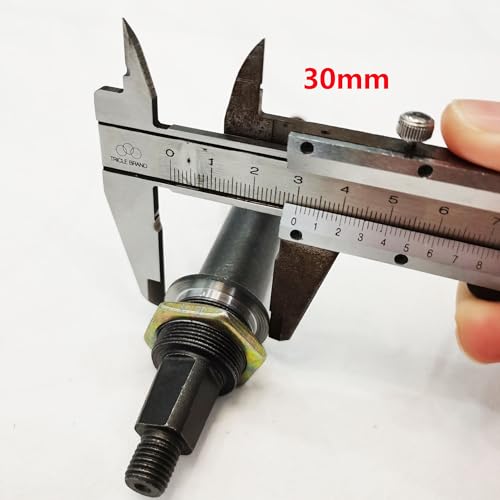 DONSP1986 2" Cup Bike Conversion Bottom Bracket Set, Bicycle Bottom Cup Ball Bearing Kit and 128mm Axle