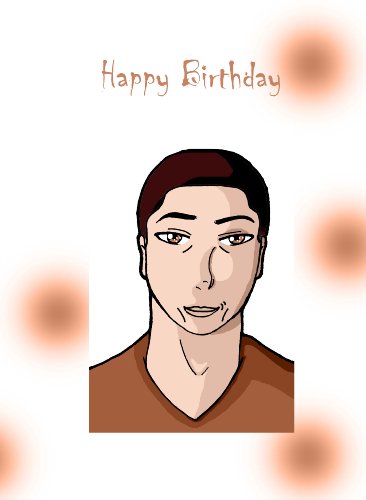 Blue Sky Interactive - Tarjeta de felicitación para cumpleaños, diseño de cómic con texto en inglés (6 unidades)