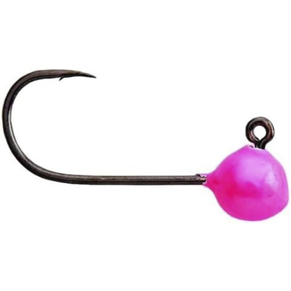 Steelhead Jig, 1/8 oz, 1/0 Hook, Pearlescent Pink,3/Pack, Mfr: 4712U-PLSP-A