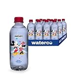 PULSE Mickey and Minnie Mouse Natural Spring Water - Disney Bottles - Filtered Spring - BPA-Free Recyclable Bottles - 12 Pack