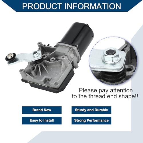 Image of No.12463070 /12487617 Windshield Wiper Motor for Buick Lesabre 2000-2005 for Cadillac Deville 2000-2005 / Front Wiper Motor / 8 Pin Replacement / 1Pcs