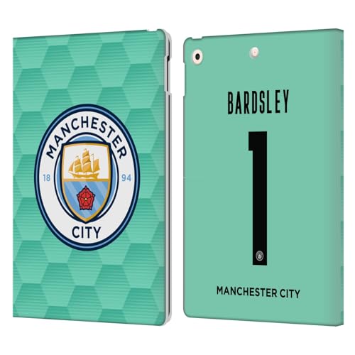 Étui portefeuille Manchester City pour iPad 10.2 housse cuir Karen Bardsley
