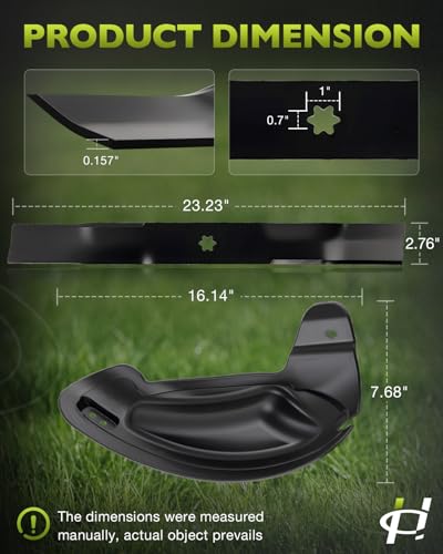 HQPASFY 19B30005100 Mulching Kit Compatible with 46" Deck CubCadet XT1-LT46 XT2-LX46 LTX-1045 LTX-1046 RZT-L46 RZT-S46 RZT-SX46 Zero Turn Mower Replaces 19A30005100, 19A30005791, 19B30005791