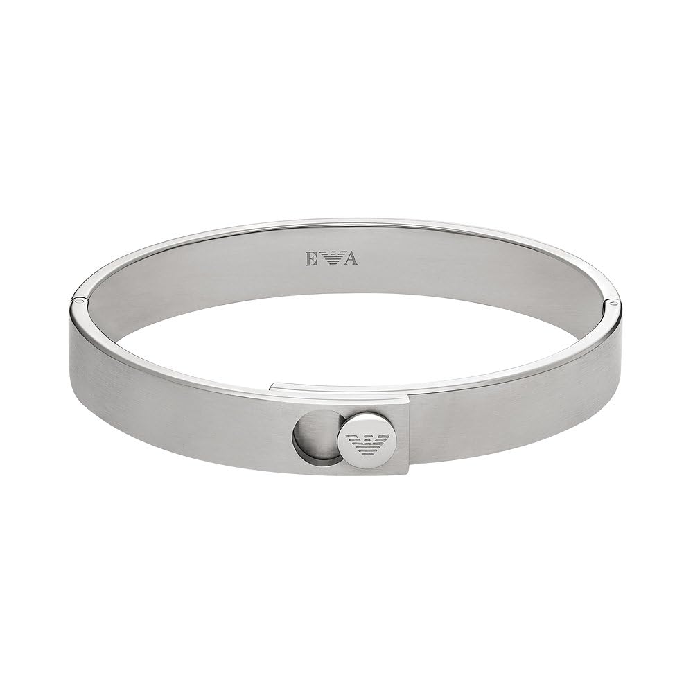 Emporio Armani Men's Stainless steel with Slider closure bracelet