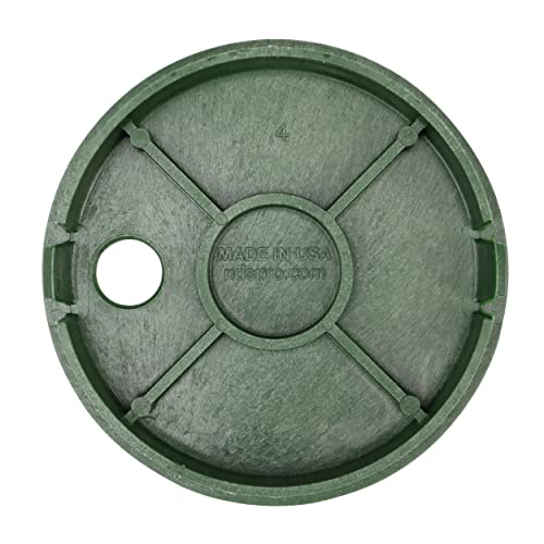 Nds Round 6 In. Valve Box And Cover, 9 In. Height, Black Box, Green Icv Cover (Pack Of 2) #TOP3