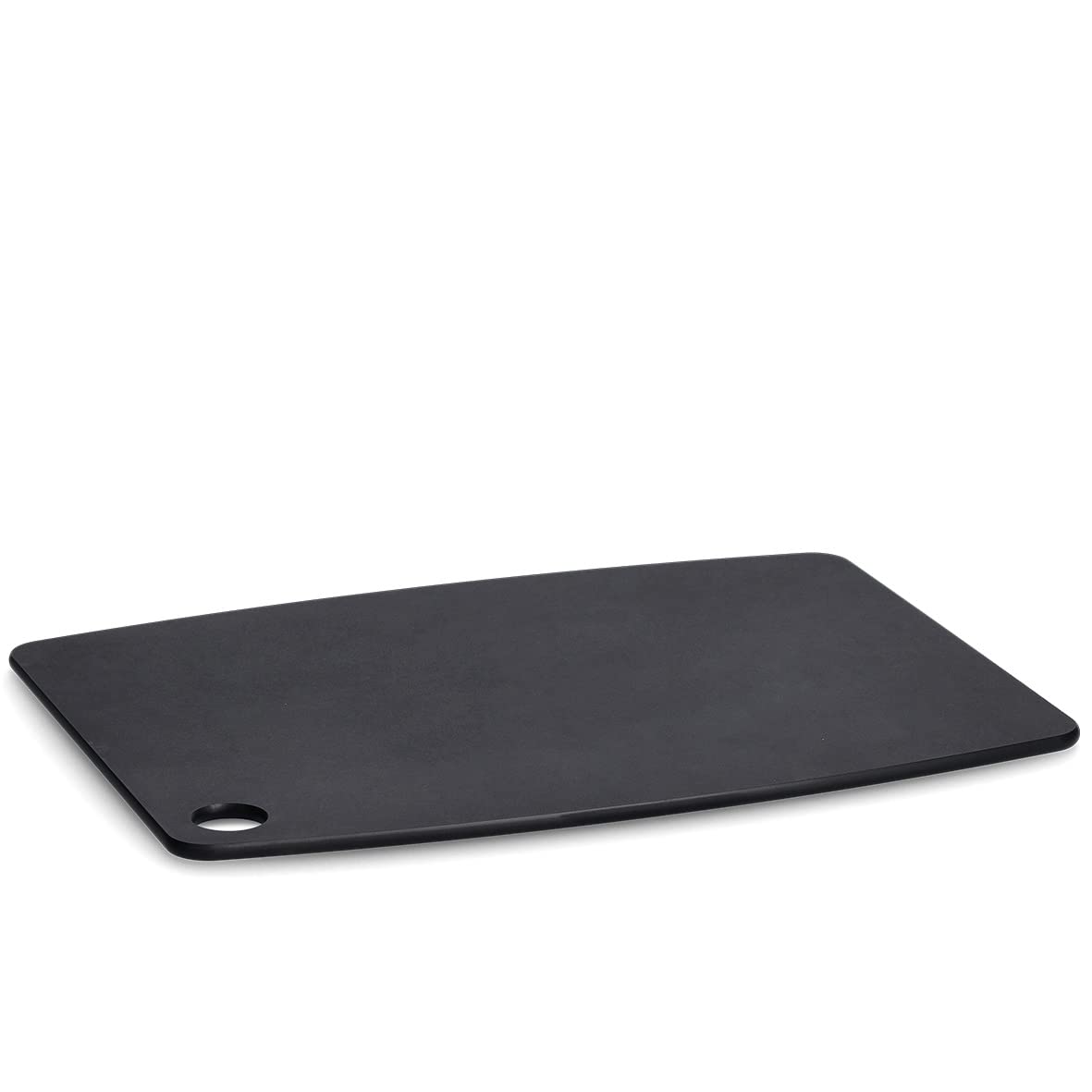 Planche à découper Zeller noire en fibre de bois pour vos repas en famille