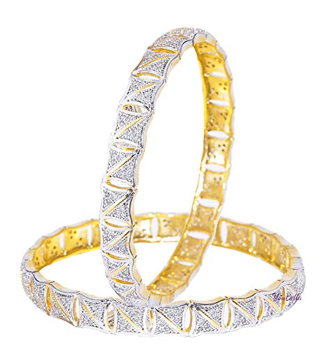 YouBella American Diamond Gold Plated Jewellery Bangles for Women