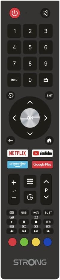 STRONG SRT32HD5553 TV 32 pollici HD Smart Android 11 con DVB-T2/C/S2; Wifi; H.265; 10 bit; CI; google assistant; 2 HDMI 2.0; Borderless 1,6 mm STRONG SRT32HD5553 TV 32 pollici HD Smart Android 11 con DVB-T2/C/S2; Wifi; H.265; 10 bit; CI; google assistant; 2 HDMI 2.0; Borderless 1,6 mm