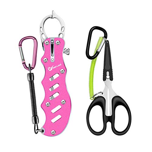 サンライク（SANLIKE） フィッシュグリップ フィッシュハサミ 釣り具 2点セット 