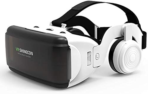 ILYO Cuffie VR  visore per realt  virtuale Occhiali per realt  virtuale FOV compatibile con Apple Android adattato smartphone 4 7-6 1 pollici  bianco