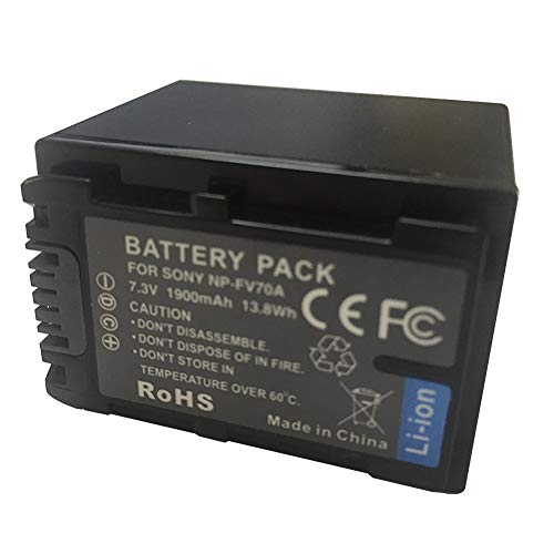 XITAIAN 7.3V 13.8Wh 1900mAh NP-FV70A Ersatz Camcorder Akku für Sony NP-FV30 NP-FV50 NP-FV50A NP-FV70 NP-FV70A NP-FV100 NP-FV100A Series - Image 3
