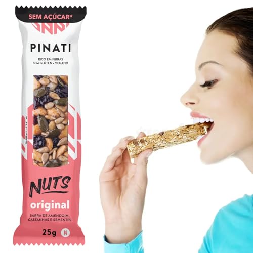 Kit c/ 10und Barra de Nuts Pinati Zero Original 100g (4x25g)