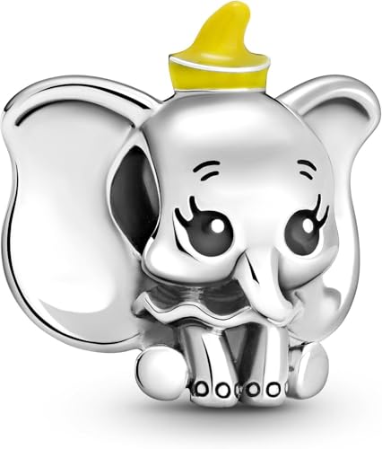 Dije de Dumbo Pandora en plata de ley: Regalo ideal para fans de Disney