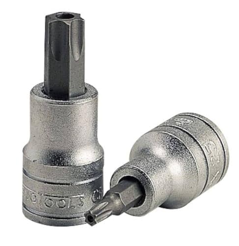 Teng Tools TPX60 1/2 Inch Drive Tamper Proof Torx TPX Chrome Vanadium Socket | Mechanic Tool | Hand Tool - M121260-C