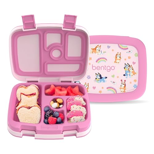 Bentgo + BLUEY Kids Leak-Proof 5-Compartment Bento-Style Kids Lunch Box