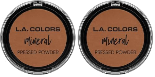 Image of L.A. COLORS Mineral Pressed Powder, Toffee CMP382 (Pack of 2)