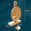 Wooden Yarn Spinnings Wheel for Smooth, Fast Spinnings - Ideal for Wool, Cotton