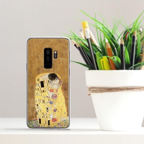Coque Samsung S9 Plus Klimt étui silicone souple idée cadeau originale