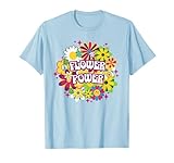 Abraza el espíritu de los años 70 con esta vibrante camisa, con flores coloridas y una flor retro de cara feliz. Perfecto para el verano, irradia vibraciones positivas y es ideal para mujeres, niños, niños pequeños y niñas que disfrutan de estilos retro.