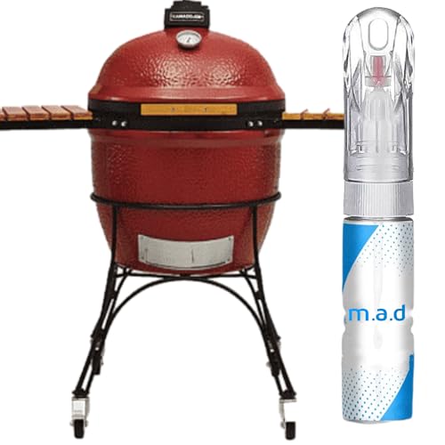 Image of Touch Up Paint Pen Compatible with Kamado Joe , Red, for Big Joe I II III BBQ Grills - 20ml Precision Scratch Repair Kit with Needle & Brush - UK Mixed Automotive Paint Pen for Exact Colour Match