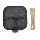 Compatible avec les cuisinières : les poêles à frire antiadhésives sont à la fois compatibles avec les cuisinières à gaz et les cuisinières à induction. Chauffée uniformément, la texture externe peut efficacement empêcher les aliments d'être surchauffés et brûlés.