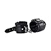 PU Leather Fake Handcuffs Soft Wrist Cuffs For Women Men Adult Play(Black)