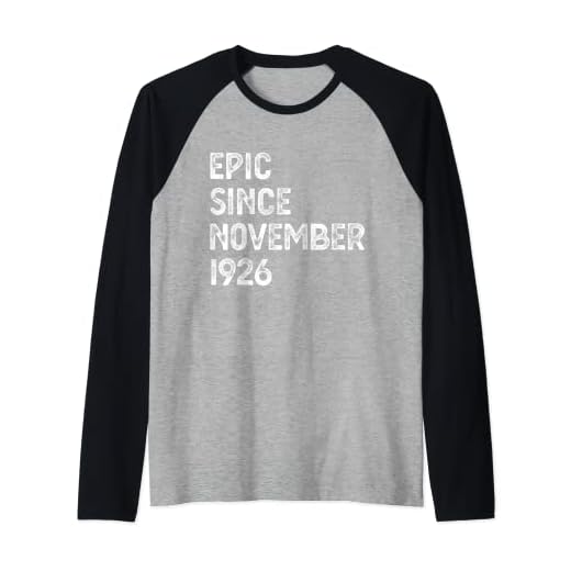 96 cumpleaños hombres mujeres épica desde noviembre de 1926 Camiseta Manga Raglan
