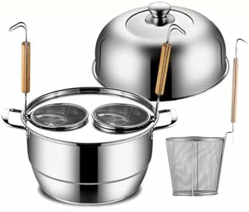 Ensemble d'inserts pour cuisiner 2 trous pâte inox avec couverture suspendue - 2