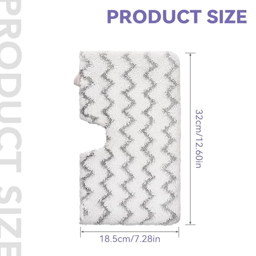 Image of S3501 For Shark Steam Pocket Mop Pads: Washable Steam Mop Replacement Pads For Shark Steamer S3601D S3601 S3801CO S3901 S3550 SE450 (6Pack)