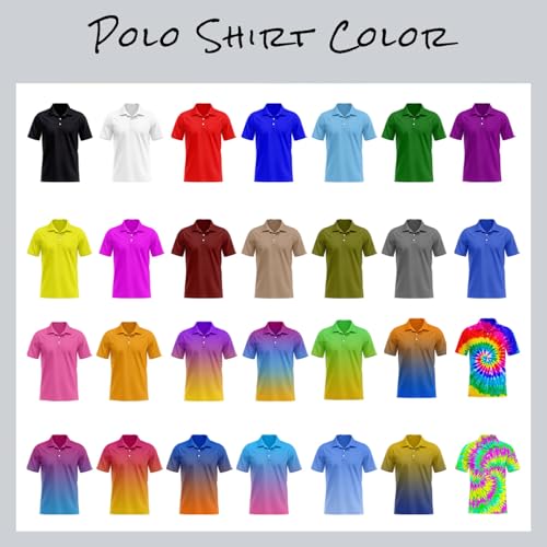 Custom Polo Shirts Design Your Own Design Your Own Custom Golf Shirts Business Polo Shirt Add Text,Logo,Photo Black