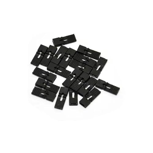 100PCS 2.54mm Black Long Handle Jumper Caps Standard Circuit Board Jumper Cap Shunts Short Circuit Connection Pin Blocks,Black Long Handle Jumper Caps for Arduino, Raspberry PI, Motherboard, etc.