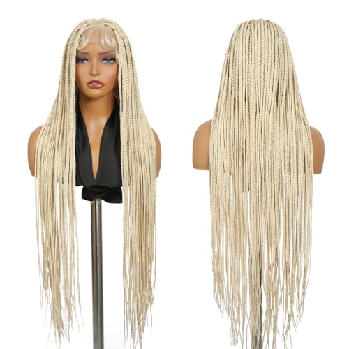 SUPERNOVA #613 Blonde Full Lace Knotless Square Box Braided Wig
