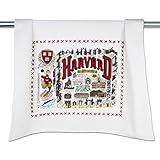 Catstudio Dish Towel, Harvard University Crimson Hand Towel - Collegiate Kitchen Towels for Harvard Fans - Perfect Graduation Gift, Gift for Students, Parents and Alums