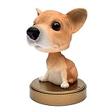 ULTNICE Car Bobblehead Dashboard Animal Collectable Figurine Resin Head Dogs Bobbing Head Puppy Figurines Home Car Dashboard for Car Vehicle Decoration Dashboard Doll Chihuahua