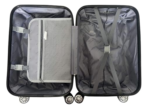 MALA DE BORDO PEQUENA PARA VIAGEM EM ABS BEZZTER CADEADO INTEGRADO RODAS GIRO 360º ROSÊ