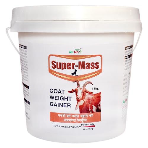 REFIT ANIMAL CARE Goat Supplement for Weight Gain, 1 Kg, Super-Mass