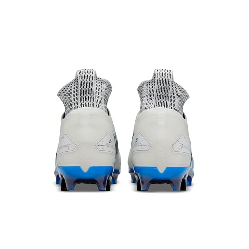 Image of Nike Alpha Menace Elite 3 White /Particle Grey /Opti Yellow /Black Mens Football Cleat.