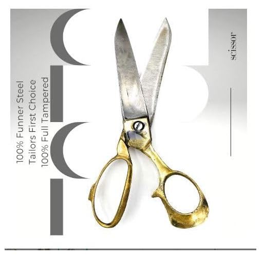 Image of Scissors For Cloth Cutting Fabric Stainless Steel For Professional Tailor Scissors (FULL BRASS HEAVY SCISSORS 10 INCH)