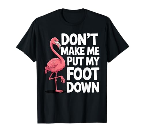 Funny Flamingo Design for Men Women Kids Bird Pink Flamingo T-Shirt