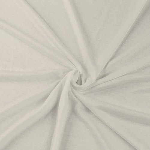 Miniatura 7 de Texco Inc Tejido ligero de color sólido 100% rayón de punto de 2 vías elástico decoración ropa de bricolaje, fucsia 5 yardas