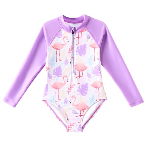 Image of Angel season Girls Swimsuits Kids Bathing Suit One Piece Swimwear with UPF 50+ Cute
