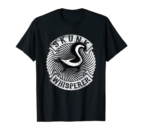 Linda Skunk Whisperer Disressed Camisa Amor Skunks Regalo Camiseta