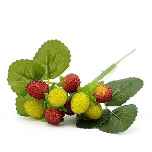Faux fruits en verre et cerise rouge haute finition