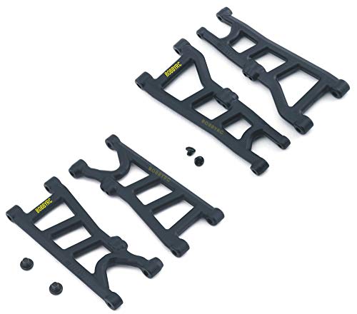 RPM Suspension Arms A-Arms Set Front Rear Black for Arrma Typhon 4x4 3s