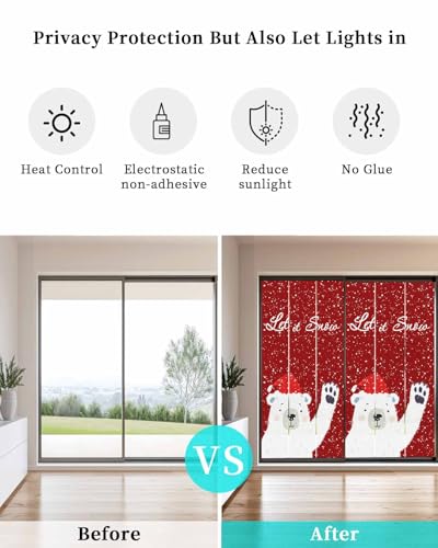 Película para ventana privacidad rojo oscuro 35.4x78.7 pulgadas miniatura 4
