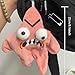 Patuka Fusion Grumpy Starfish Pink Kicking Starfish Plush Pendant, Funny Interactive Doll Ornament, Cute Schoolbag Pendant Keychain, for Christmas, Halloween, Birthday Gifts
